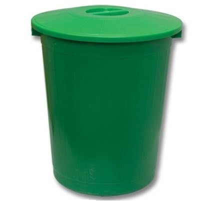 TARA Мусорный бак на 60 л Пластиковый бак для мусора с крышкой, объем 60 литров. Изготовлен из ударопрочного пластика. Материал отличается высокой прочностью, легко очищается, а также устойчив к воздействию агрессивных химических веществ. Крышка препятствует распространению запахов.
