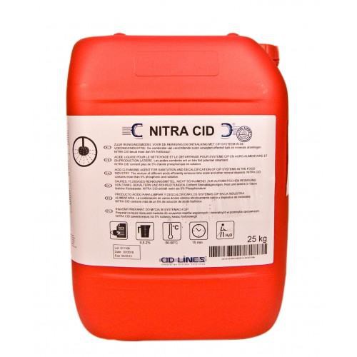 Cid Line NITRA CID S Специальное кислотное средство для бесконтактной мойки  грузового, железнодорожного и другого транспорта, а также для удаления с поверхностей известкового налета (водного камня). 