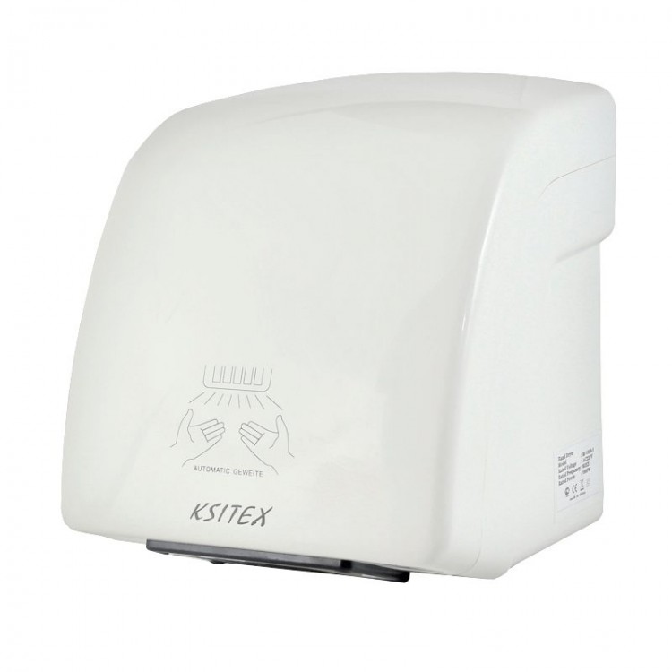 Ksitex M-1800-1 Сушилка для рук Мощность: 1800 Вт,Питание 220 В,Температура воздушного потока:40-55°С,Скорость 15 м/сек