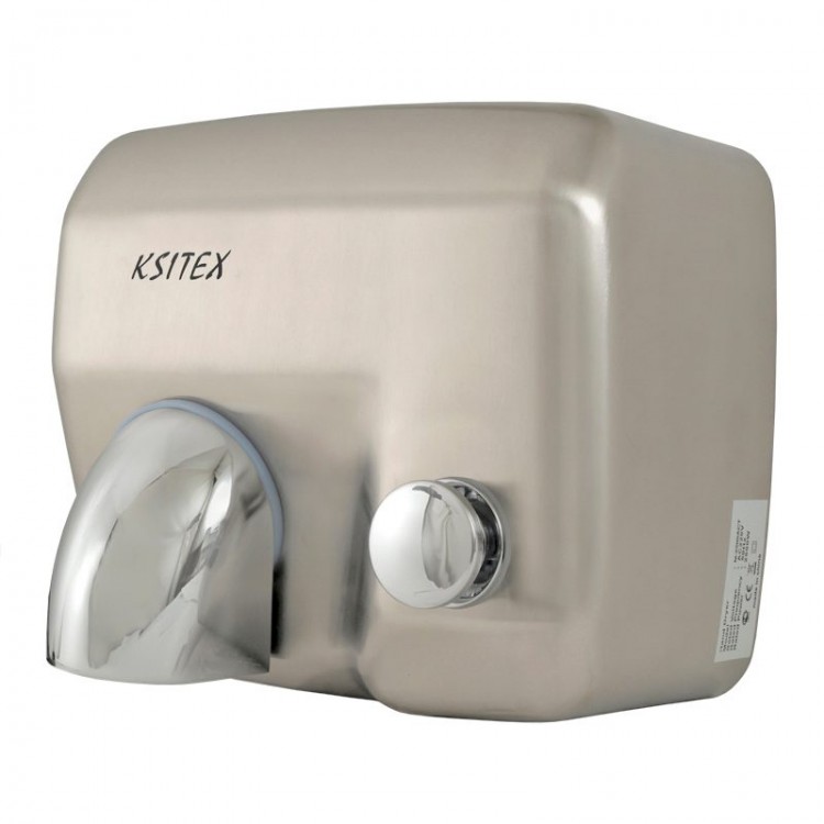 Ksitex M-2500ACT Сушилка для рук Мощность: 2500 Вт,Питание 220 В,Температура воздушного потока:65°С,Скорость 30 м/сек
