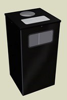 Урна для мусора Квадро-11 Мобильная  урна серии "Уника.Квадро"