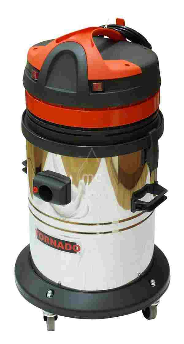 TORNADO 423 Inox Тип уборки-сухая и сбор жидкостей.Мощность-2.6 кВт, Производительность-120 л/с, Сила всасывания-238 мбар, Объем бака-62 л.