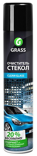 Clean Glass Очиститель стекол  аэрозоль 750 мл Универсальный очиститель для стекол, зеркал, кафеля. Быстро сохнет не оставляет подтеков, разводов,экономичен в применении.Придает поверхностям антистатические свойства. Удаляет пятна и следы от пальцев, защищает от пыли, придает блеск.