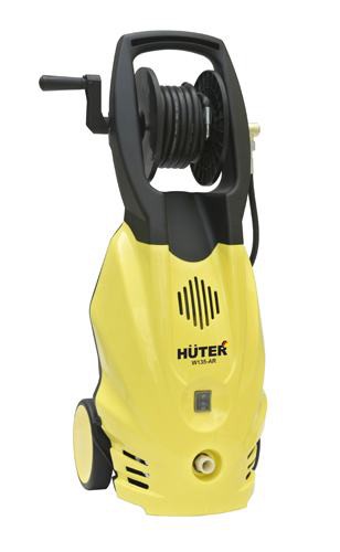 Huter W135-AR Мощность-1.65 кВт,​Рабочее -90 Бар,Рабочий расход воды-360 л/час,Материал помпы-металл
