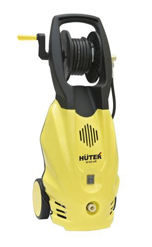 Huter W165-AR Мощность-1.9 кВт,​Рабочее -110 Бар,Рабочий расход воды-375 л/час,Материал помпы-металл
