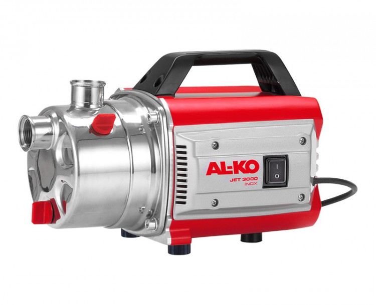AL-KO JET 3000 CLASSIC INOX Тип насоса-Одноступенчатый,Мощность-650 вт,Глубина всасывания-8 м, Подача воды-52 л/мин